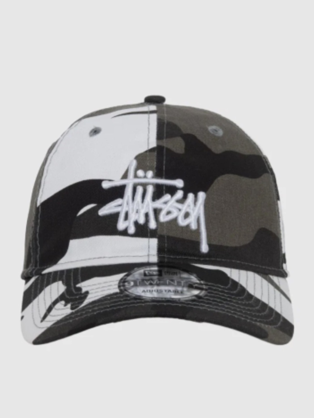 Stussy Snow Camo New Era Cap NWT